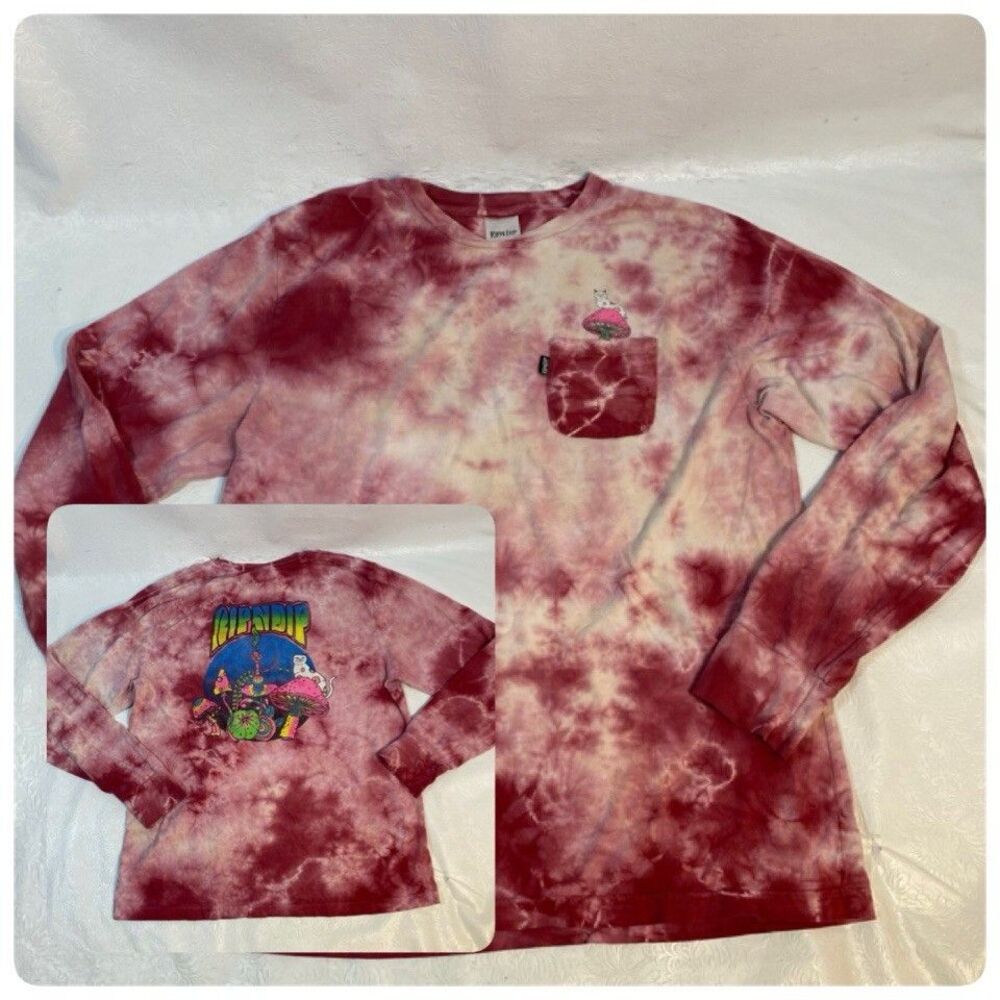 RipNDip sz M Tie Dye Long Sleeve T-Shirt